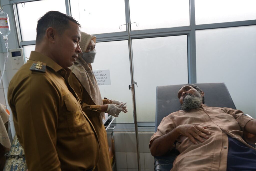 Wakil Bupati Husni Melakukan Sidak di Puskesmas Berlian Ukui
