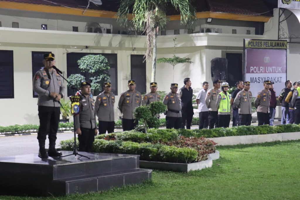 Patroli Skala Besar Polres Pelalawan Mencegah Gangguan Jelang Idul Adha 1446 H Tahun 2025