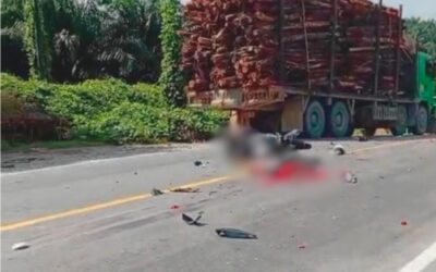 Tragis, Satu Kakek Tewas Disambar Truk di Jalan Lintas Buatan, Istri dan Cucu Luka-Luka