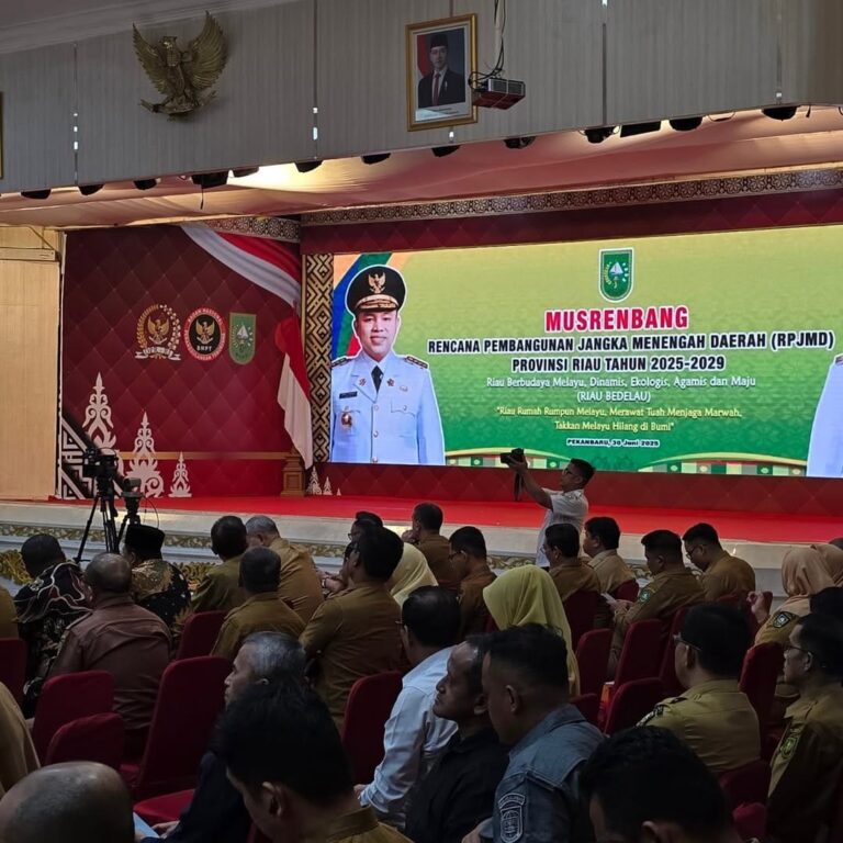 Musrenbang RPJMD Riau 2025-2029: Fokus Pengelolaan Pendapatan dan Proyek Strategis