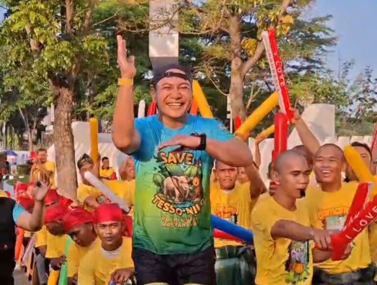 Kapolda Riau Hadir di Car Free Day, Framing Pacu Jalur Hadirkan Budaya Lokal ke Publik