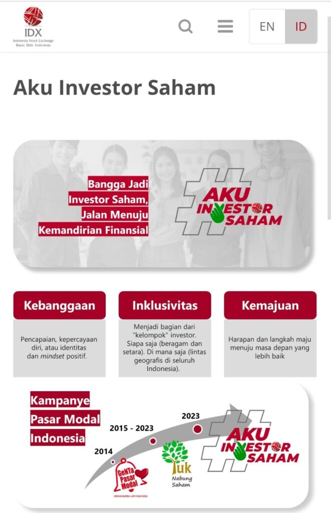 19 Juta Investor Pasar Modal dan 8 Juta Investor Saham Tercapai di Akhir Bulan Inklusi Keuangan 2025