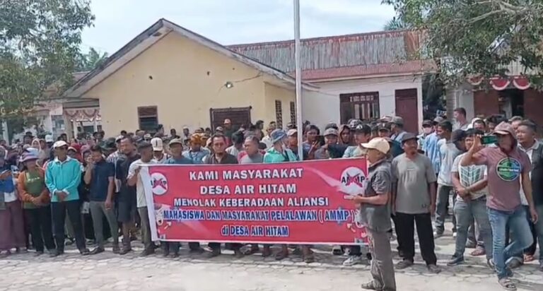 Warga Desa Air Hitam Desak Kepala Desa Bertindak, Tolak Kehadiran Aliansi Mahasiswa di Wilayah Mereka