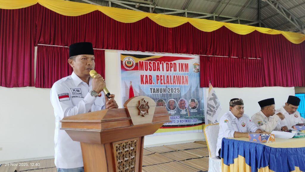Efrizon Terpilih Memimpin DPD Ikatan Keluarga Minang Kabupaten Pelalawan Periode 2025-2030