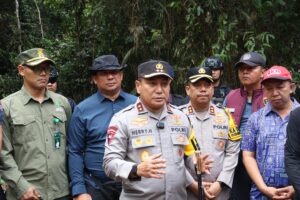 Kapolda Riau Tinjau Lokasi Gajah Mati dan Berkomitmen Tegas Mengungkap Pelaku