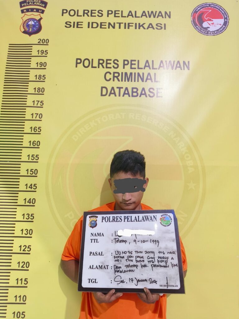 Penangkapan Tersangka Narkoba di Pos Security Pangkalan Kuras