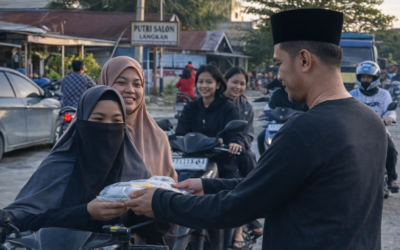 Semangat Ramadan, Dedy Prianto Salurkan Takjil dan Sayur Gratis bagi Warga Langkan