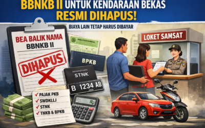 BBNKB Kendaraan Bekas Ditiadakan, Ini Biaya yang Masih Harus Dibayar