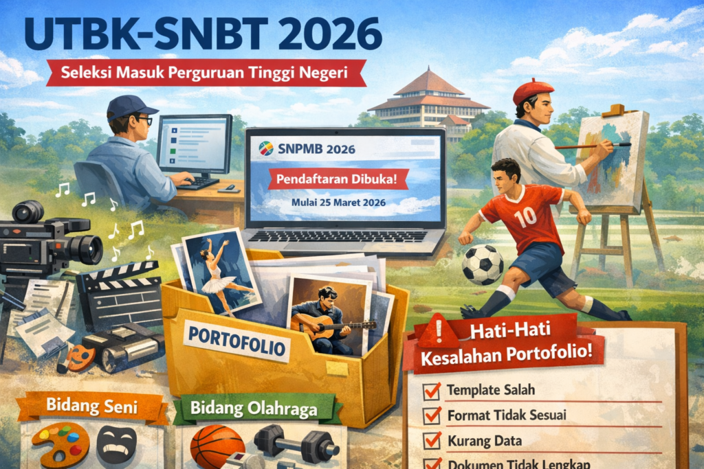 Perhatikan! Kesalahan Portofolio UTBK-SNBT 2026 yang Wajib Dihindari