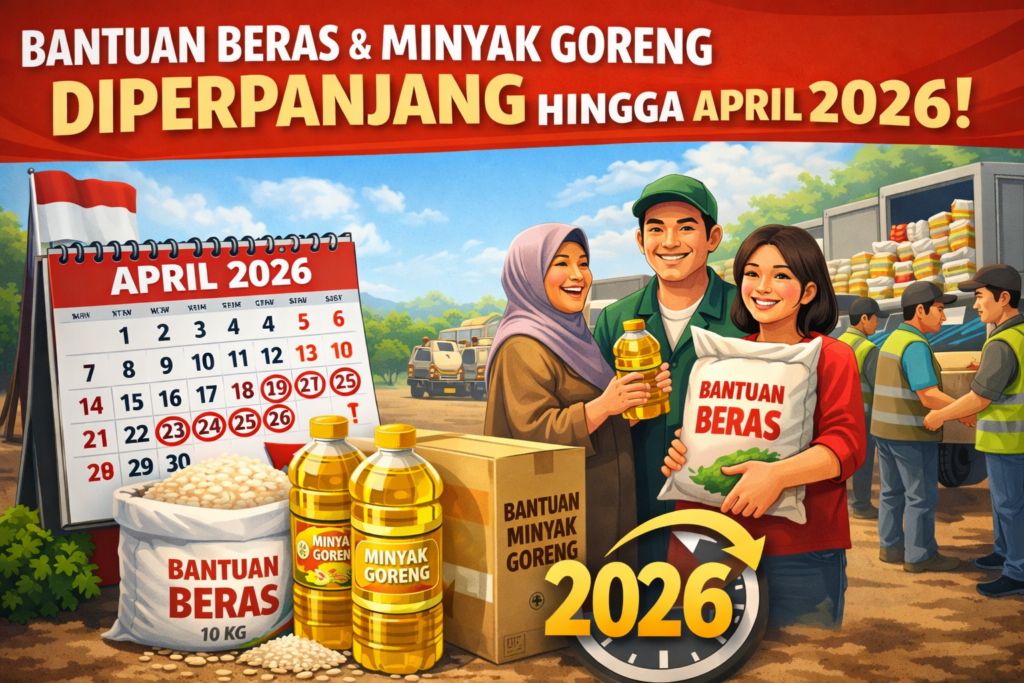 Bantuan Beras dan Minyak Goreng Diperpanjang hingga April, Jangkau 33,2 Juta Warga