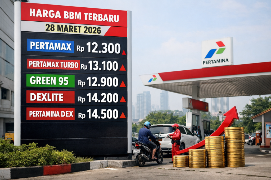 Update Harga BBM Pertamina per 28 Maret 2026, dari Pertalite hingga Pertamax