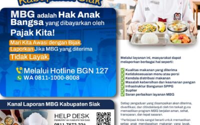 Pemkab Siak Sediakan Layanan Pengaduan MBG Melalui WhatsApp