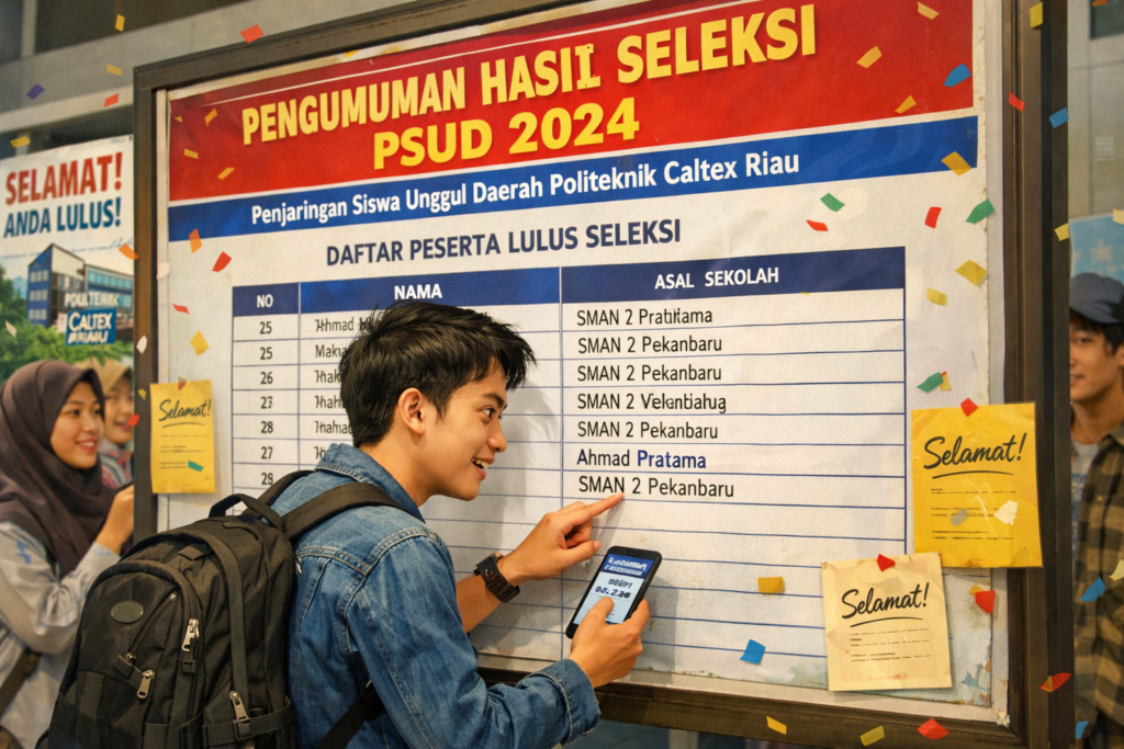 Pengumuman PSUD 2026 PCR: 1.041 Peserta Dinyatakan Lulus dari 2.696 Pendaftar