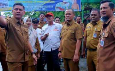 Hari Pertama TKA, Wali Kota Agung Nugroho Pantau Pelaksanaan di SMPN 21 Pekanbaru
