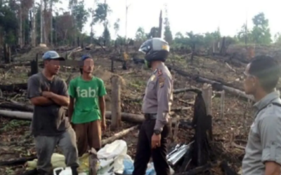 Polisi Tangkap Petani di Pelalawan Terkait Kebakaran 500 Hektare Lahan Gambut