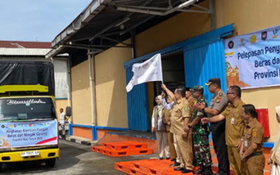 Plt Gubri Lepas Bantuan Pangan untuk 597.968 Masyarakat Riau