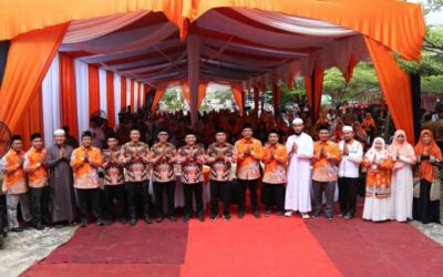 PKS Pekanbaru Gelar Halal Bihalal, Ribuan Kader Padati Kantor DPW Riau