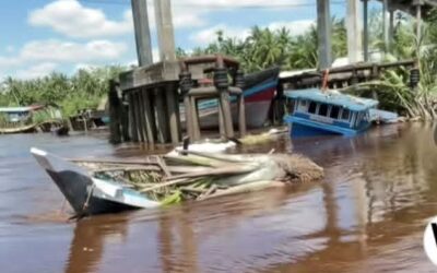 KM Attahirah Karam di Perairan Mandah Inhil, 104 Ton Kelapa Tenggelam, Kerugian Capai Rp260 Juta