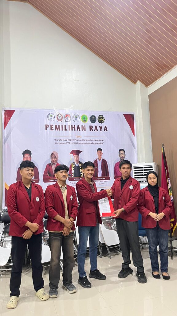 Fajar Nugraha dan Oktavia Rahmadani Resmi Terpilih Pimpin BEM ITP2I Periode 2026/2027