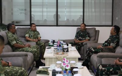Kodam XIX Tuanku Tambusai Perkuat Sinergi Antarmatra, Pangdam Terima Audiensi Rombongan Sesko AU