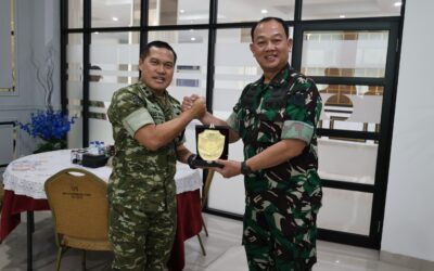 Kodam XIX Tuanku Tambusai Perkuat Sinergi Pembinaan Arhanud, Pangdam Terima Audiensi Danpussen Arhanud
