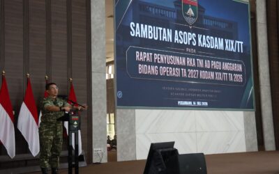 Kodam XIX Tuanku Tambusai Matangkan RKA Bidang Operasi TA 2027, Perkuat Perencanaan Anggaran yang Tepat Sasaran