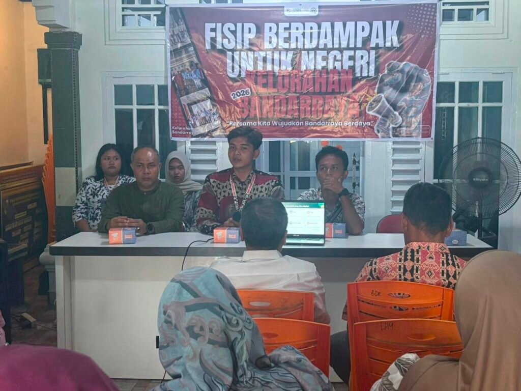 Mahasiswa FBN FISIP UNRI Inisiasi Bank Sampah di Bandarraya, Ubah Sampah Jadi Cuan