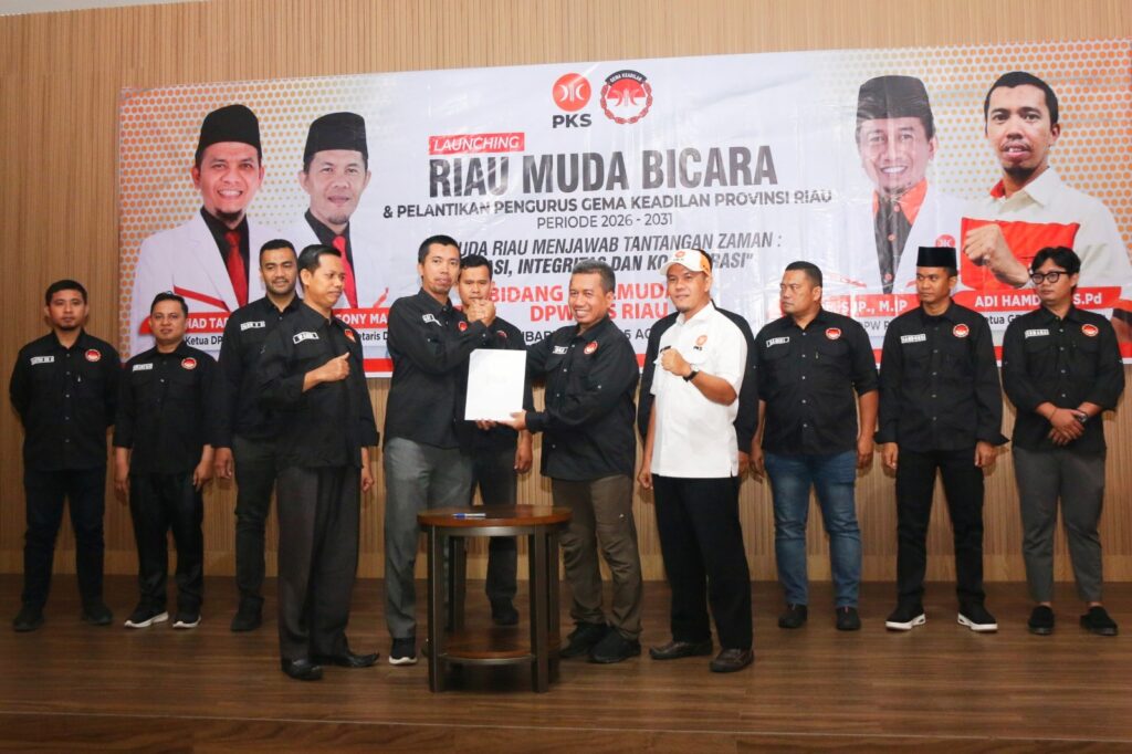 Diisi Mantan Aktivis Kampus, Kepengurusan Gema Keadilan Riau Periode 2026-2031 Resmi Dilantik