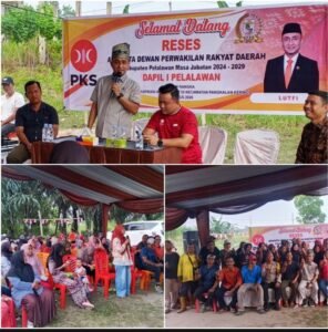 Reses di Pangkalan Kerinci, Lutfi Soroti Honor Kader Posyandu hingga Peningkatan Jalan