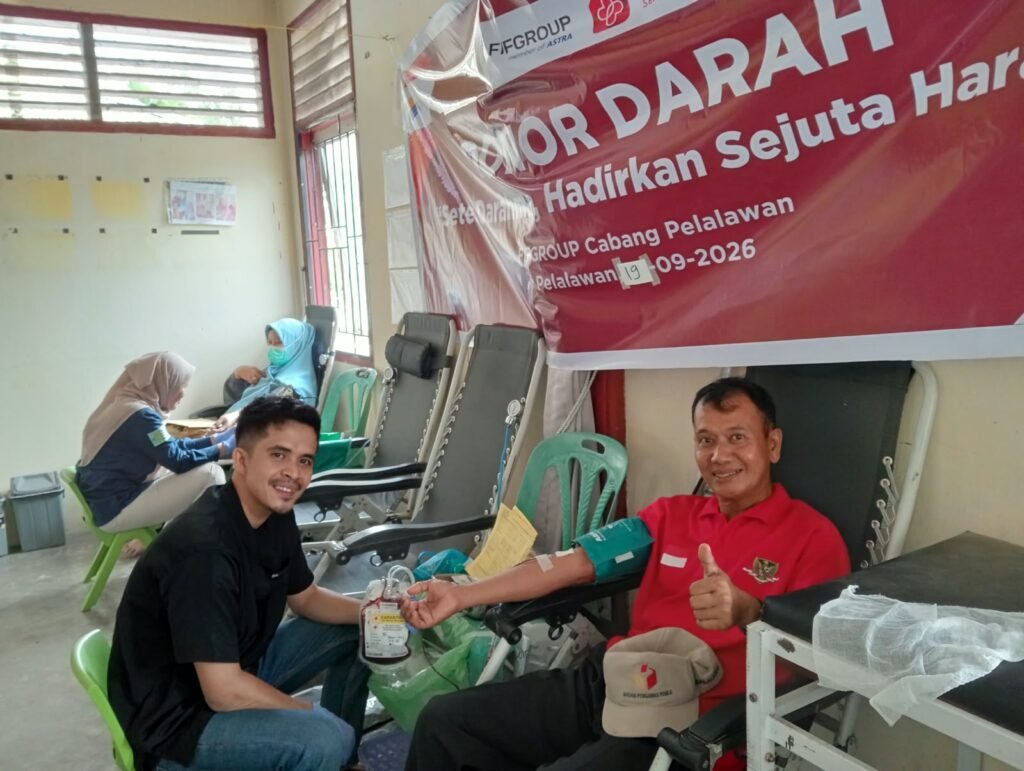 Aksi Kemanusiaan Warga Kampung Baru Ukui: Gelar Donor Darah Rutin, Berhasil Kumpulkan 35 Kantong Darah