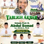 Meriahkan Milad ke-21 Bandar Seikijang, Ustaz Abdul Somad Dijadwalkan Isi Tabligh Akbar